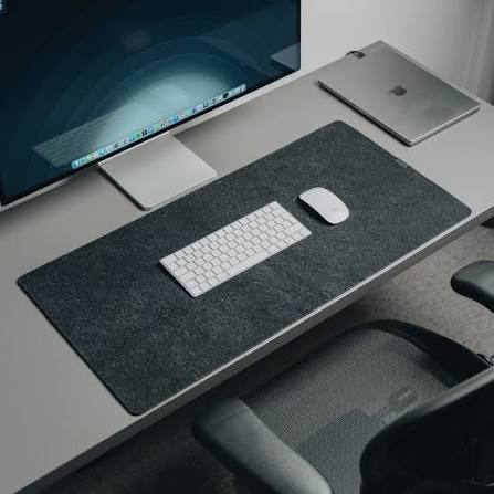 Shift Felt Wool Desk Mat & Cable Organizer